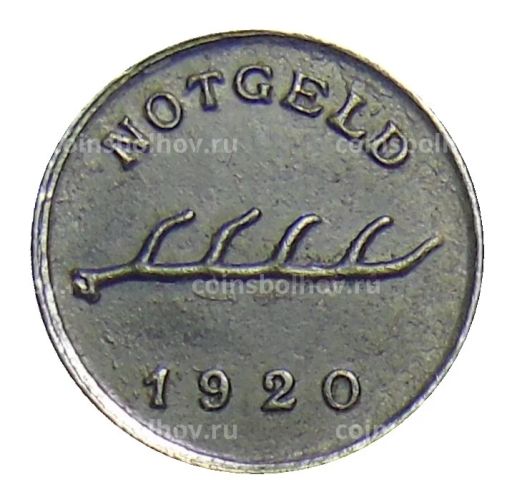 2 пфеннига 1920 года Германия  Нотгельд Бад-Маргентхайм