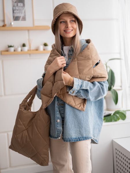 Шарф бежевый - Yollochka фото 9