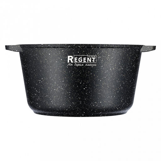 Кастрюля с антипригарным покрытием Cosmo 5,8л, д17,5см, h28см, s3,8мм, дно s4,5мм, стеклянная крышка с пароотводом, эргономичная ручки, литой алюминий, цветная коробка, Regent (Китай) - Домашняя мода фото 3