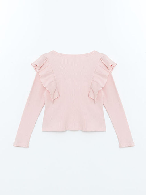 Bisiklet Yaka K?z ?ocuk Ti??rt