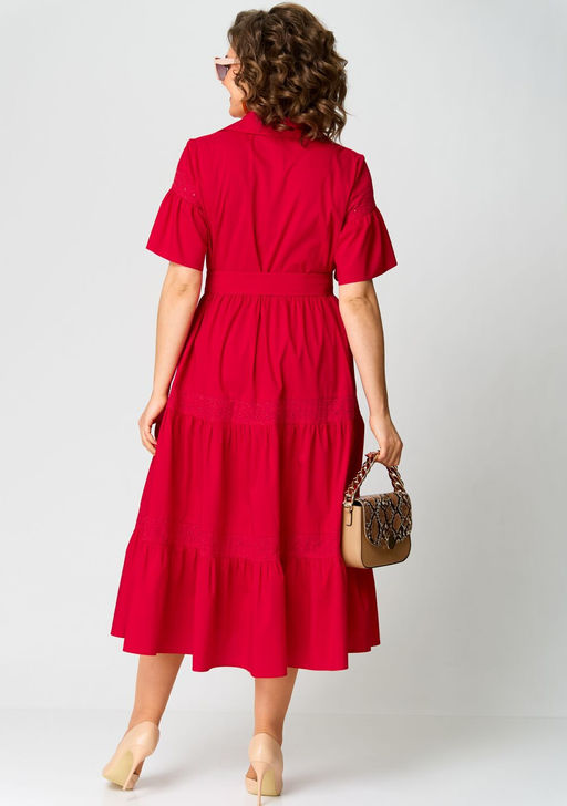 Платье EVA GRANT 7181М красный