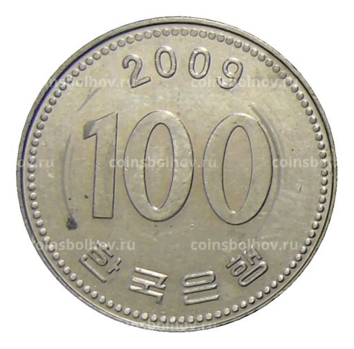 100 вон 2009 года Южная Корея