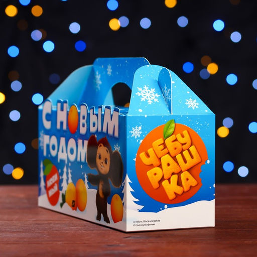 Цена за 5 шт. Подарочная коробка Чебурашка, 25 х 9,5 х 11 см - Simaland фото 3