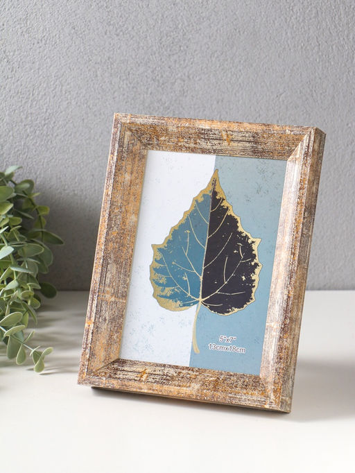 Фоторамка для фото 13×18 см «Прованс», пластик, бежево-коричневый, 21.7×16.8×3 см