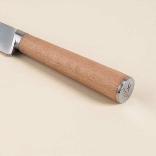 Нож кухонный овощной SL Home «Калабрия», нержавеющая сталь, 8.5 см, бежевый