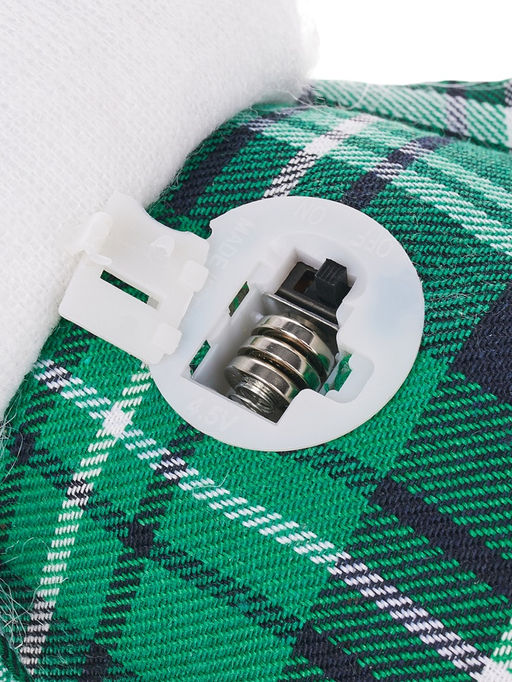 Фигура текстиль «Гном в зелёном» 54 см, 1 LED, от батареек AG13×3, свечение тёплое белое