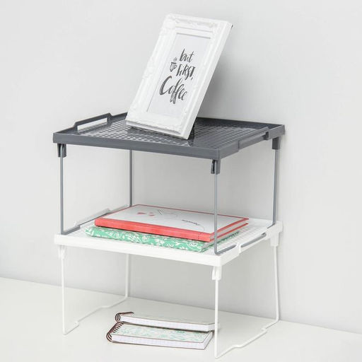 Подставка на металлических ножках «Лофт» белая