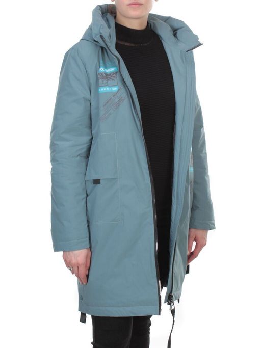 101-1 MENTHOL Пальто демисезонное женское FAMILY (100 гр. синтепон) - Fashion фото 6