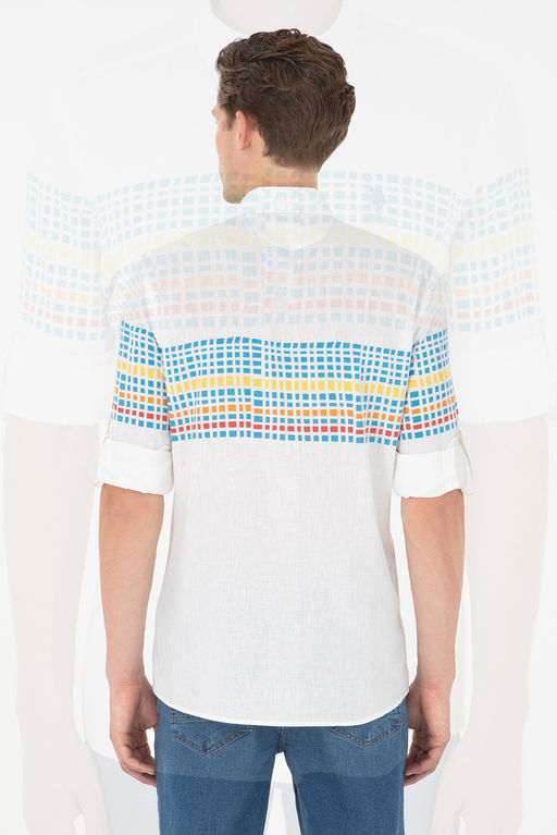 Мужская рубашка Saks с длинным рукавом - U.s. polo assn фото 5