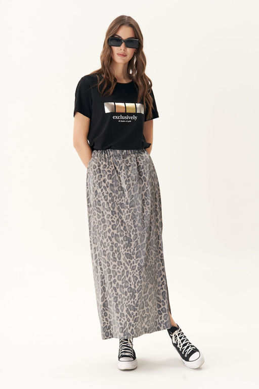 Футболка Fantazia Mod 4829 черная  фото 4