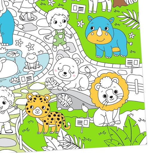 Многоразовая раскраска Зоопарк - Буква-ленд фото 3