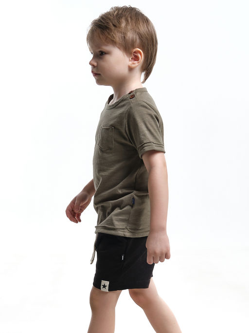 Комплект для мальчика детский сад UD 7886/22-9846 хаки/черный - Mini maxi фото 12
