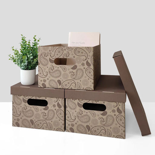 VAL BC-37 Короба картонные, 25*33*18.5 см, набор 3 шт., ОГУРЦЫ, шт