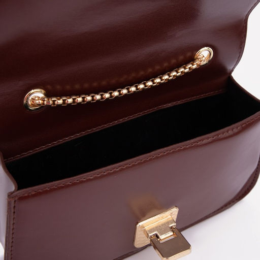 Сумка-мессенджер на застёжке, цвет бордовый - Simaland фото 3