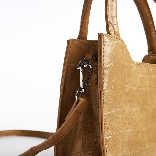 Сумка-тоут на молнии, цвет бежевый - Simaland фото 4