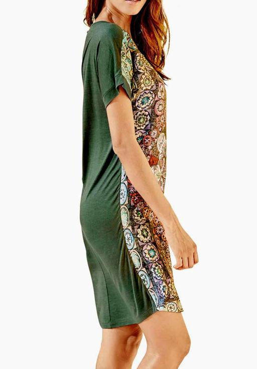 Платье, зелено-пестрое - Linea tesini фото 4