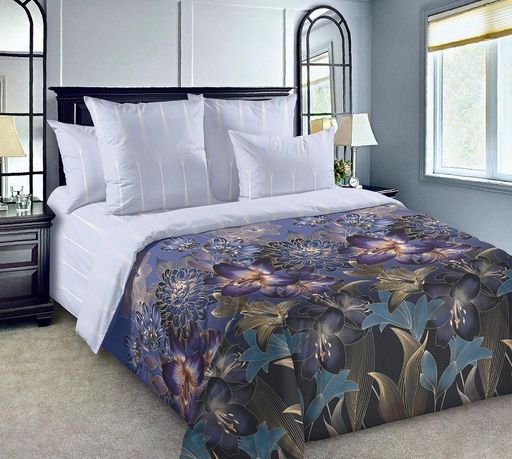 Постельное белье - Перкаль Призрачные тени Семейный (молния) - Luteks фото 2