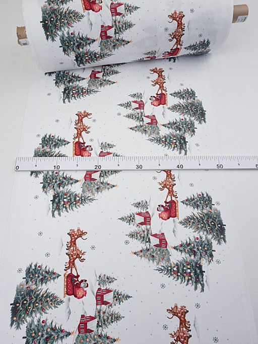 Дорожка "Очарование нового года", ш.0.5м, хлопок -100%, 228гр/кв.м