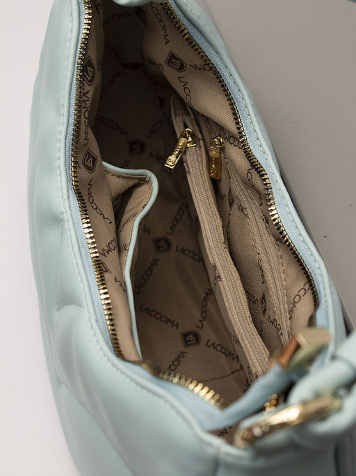 LACCOMA сумка Шерри-Ф826-голубой эко кожа хлопок