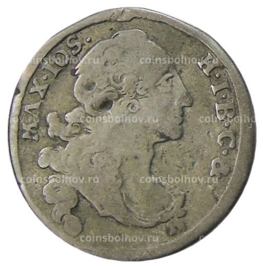 6 крейцеров 1766 года Германские государства  Бавария