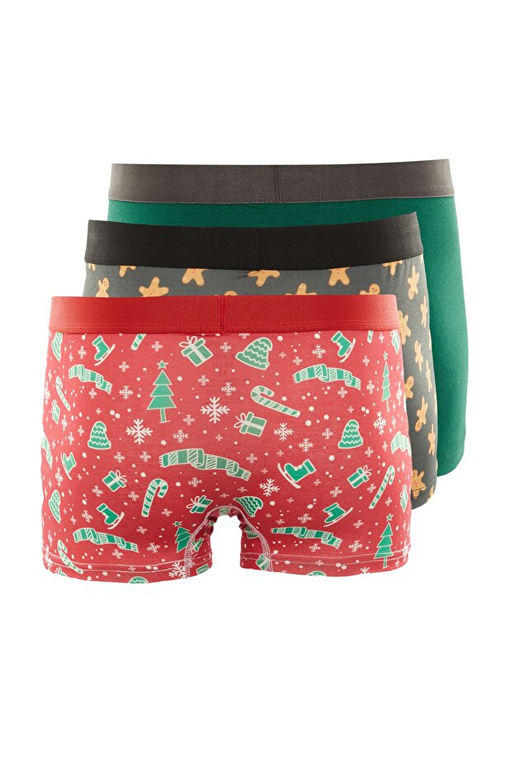 3l_ _ok Renkli Desenli-D_z Mix Boxer TMNAW22BX0040 - Trendyolmilla фото 2