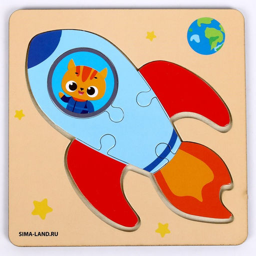 Пазл Ракета - Лесная мастерская фото 6