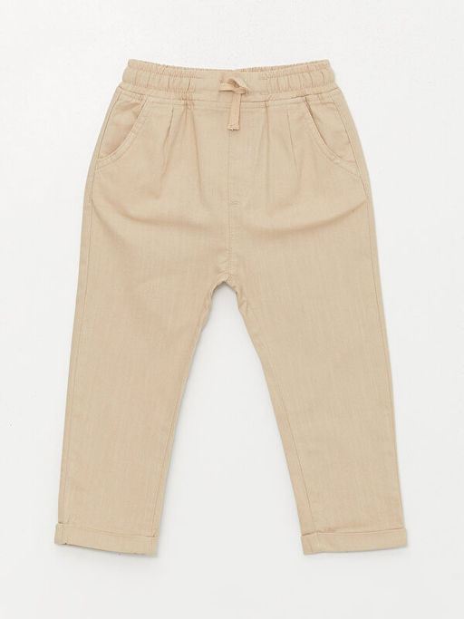Beli Lastikli Basic Erkek Bebek Pantolon