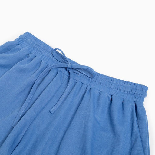 Костюм спортивный женский: футболка, шорты, MINAKU: Casual Collection, размер 44, голубой