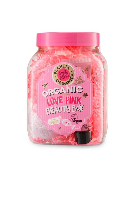 LOVE PINK Подарочный набор Planeta Organica по уходу за телом