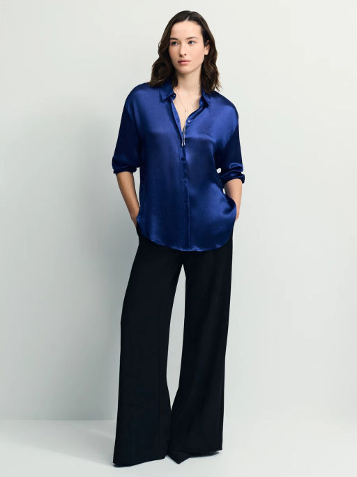 Базовая атласная блузка / Zarina  фото 2