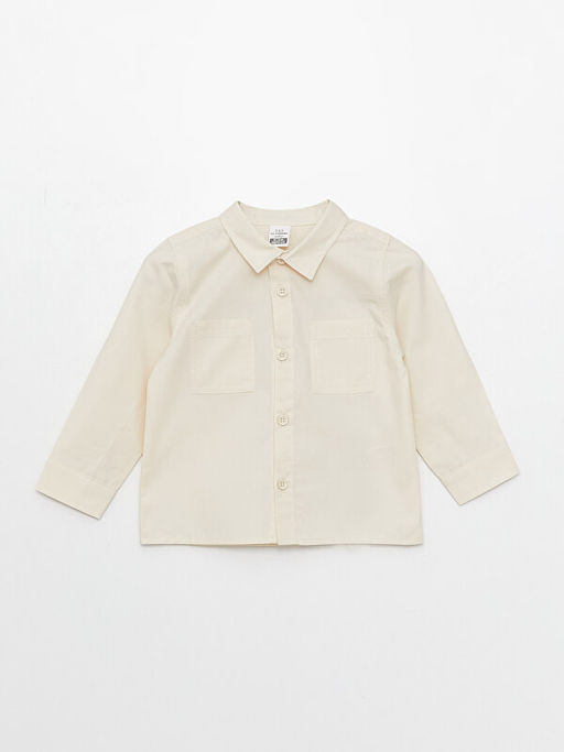 Uzun Kollu Basic Erkek Bebek G?mlek ve Pantolon 2li Tak?m - Waikiki фото 2