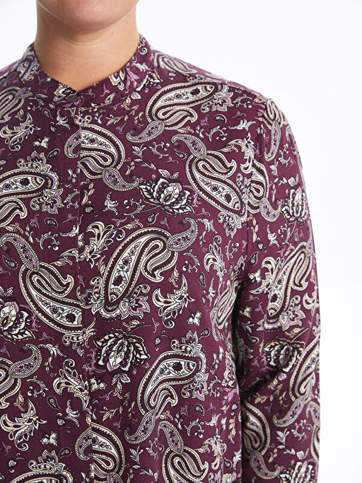 Hakim Yaka Desenli Kad?n G?mlek Tunik