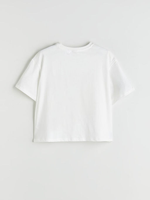 Bisiklet Yaka Pompompurin Bask?l? K?z ?ocuk Ti??rt