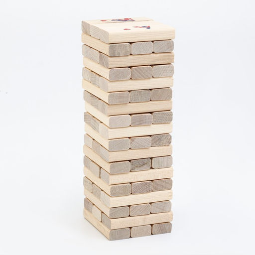 Падающая башня дженга, настольная игра для взрослых Твоя позиция, 54 бруска, 18+