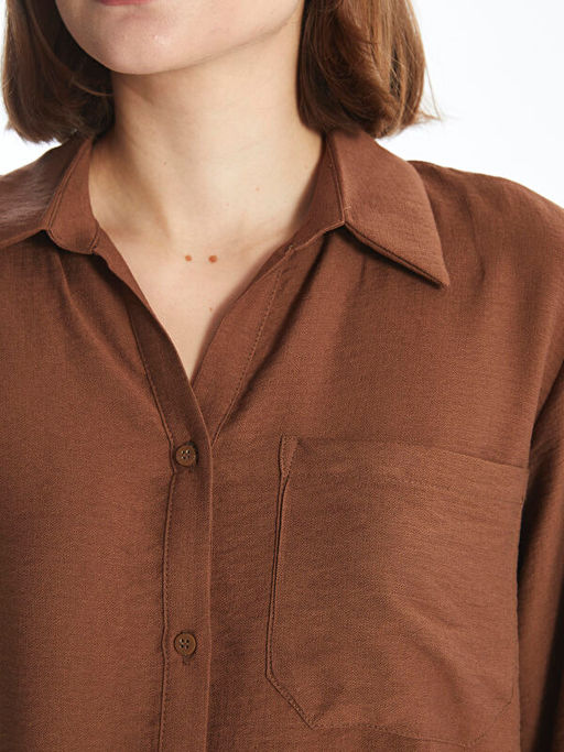 D?z Uzun Kollu Kad?n G?mlek