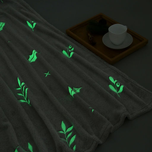 Плед светящийся в темноте Этель. Twigs, 150?200 см, корал-флис