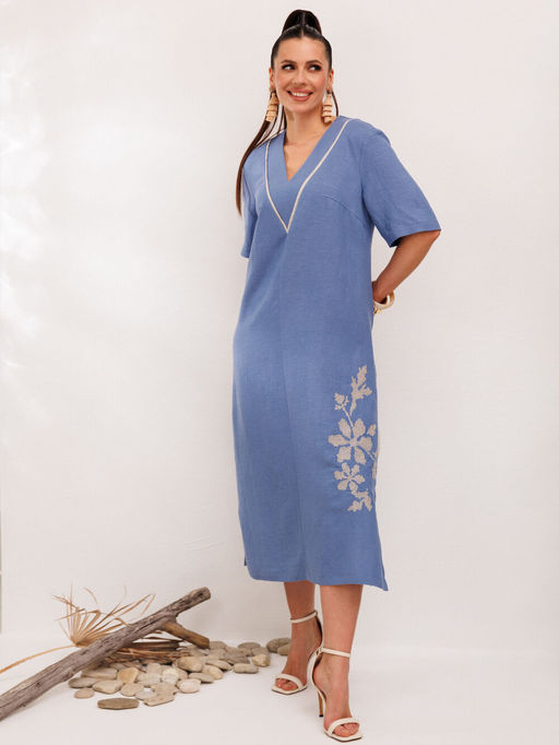 Платье Galean Style 1006 синий