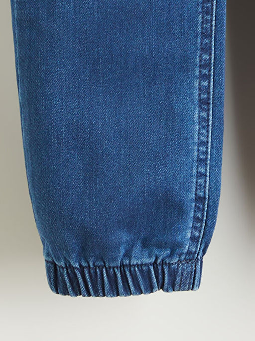 Beli Lastikli Erkek ?ocuk Jogger Jean Pantolon