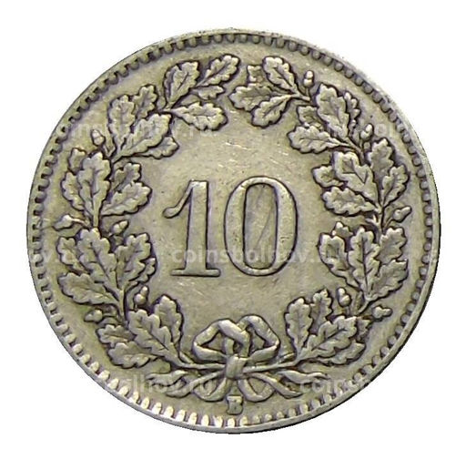 Монета 10 раппенов 1931 года Швейцария