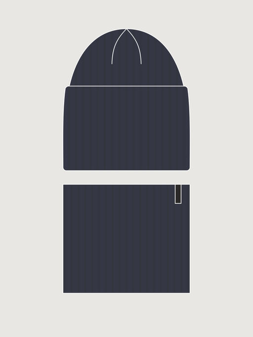 Комплект шапка и снуд 12з51926 графит