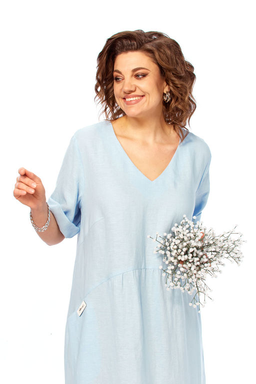 Платье Diamant 2172 голубой  фото 3