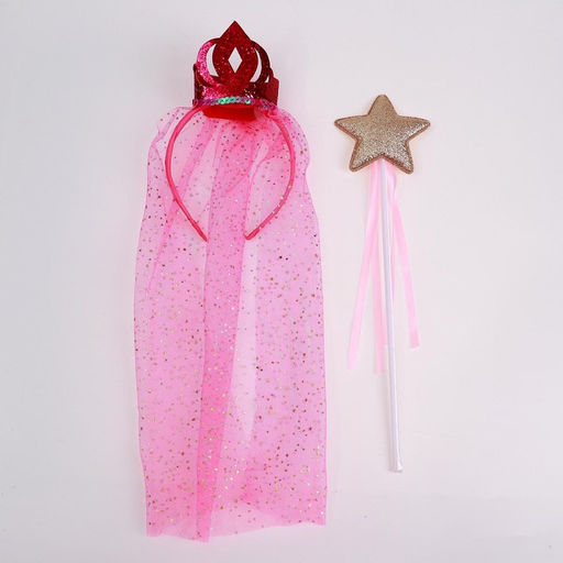 Карнавальный набор «Очаровашка», ободок, палочка, МИКС