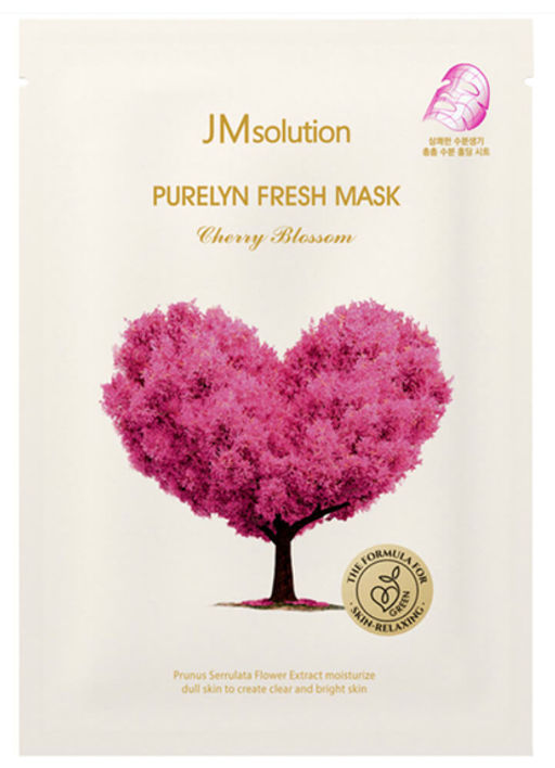 JMSOLUTION Тканевая маска тонизирующая с сакурой PURELYN FRESH MASK (30 мл)  фото 2