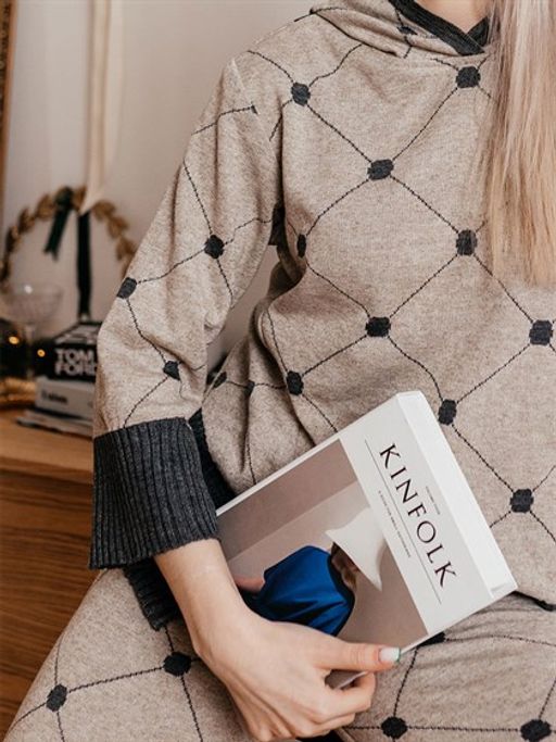 Джемпер лен, полушерсть, ВОЛТРИ  фото 5