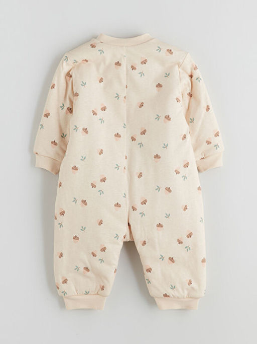 2.5 Tog Bisiklet Yaka Uzun Kollu K?z Bebek Tulum