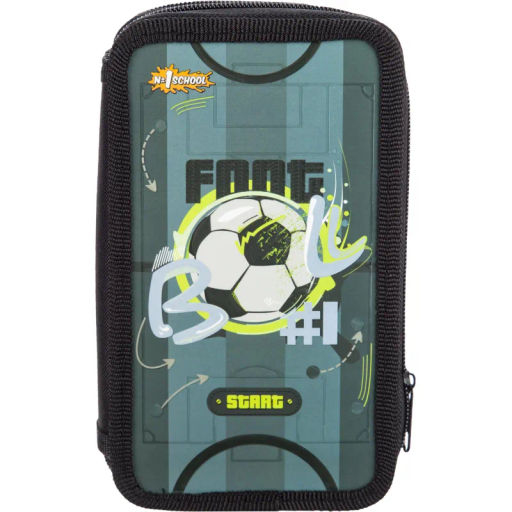 Пенал Комус Football 2отд., ламинат, выб лак, 190x110 мм, ПКК 11-19