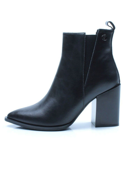 01-PCG267-1 BLACK Ботинки демисезонные женские (натуральная кожа, байка) - Фабричный китай фото 8