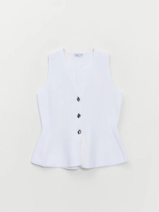 Приталенный жилет с баской ZR2605023308-2 / Zarina