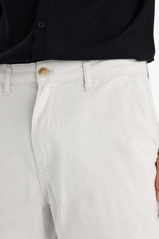 %100 Pamuk Regular Fit Bermuda _ort - Defacto фото 4