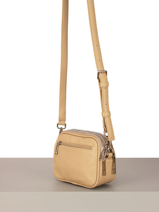 LACCOMA сумка Долли-ЛЦ802-желто-коричневый эко кожа хлопок фото 3